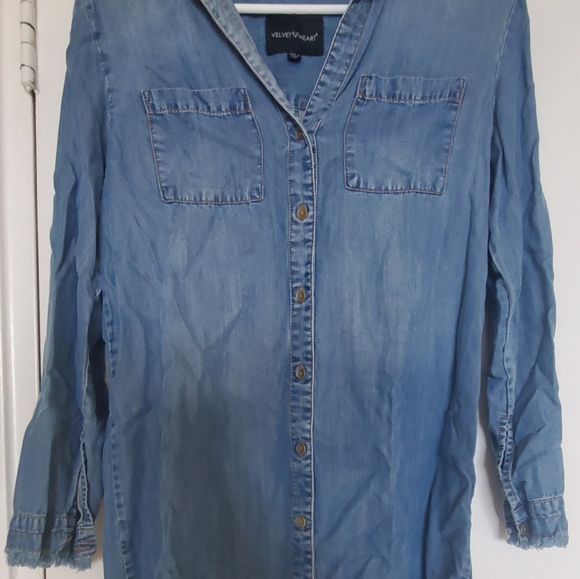 Soft Denim Overshirt - Picture 1 of 6